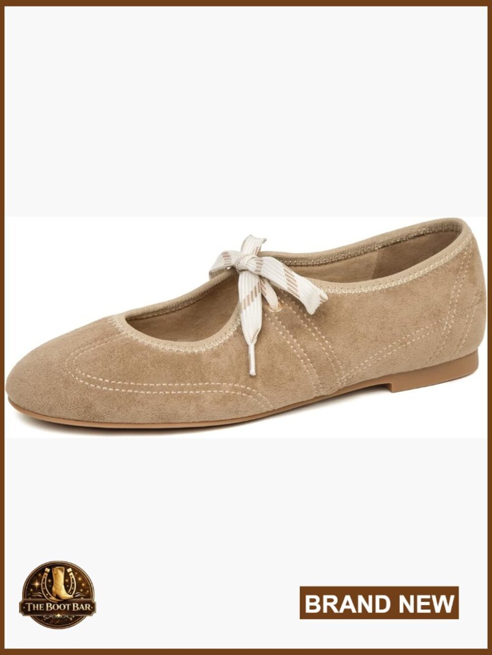 Round Toe Lace Up Ballet Flats, Mary Jane Style, Comfortable Strappy Shoes